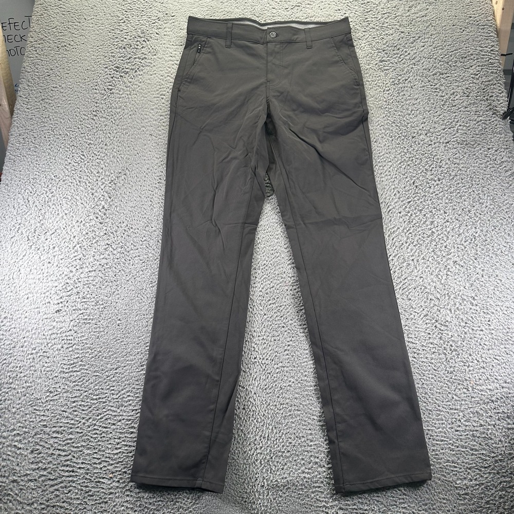 Weatherproof Vintage Pant Mens 34x34 Black Nylon Windbreaker Straight Leg Hiking